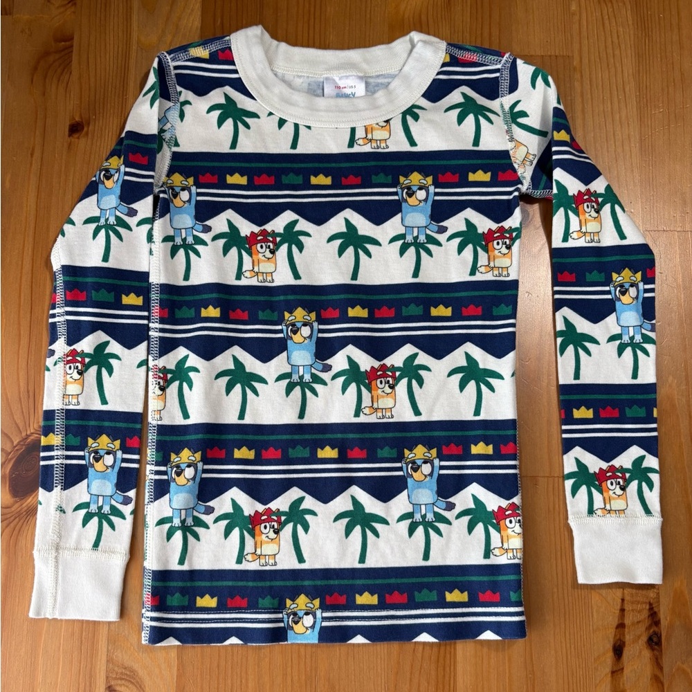 Hanna Andersson Bluey Pajama Top Size 5